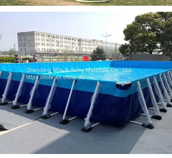 Frame Pool Above Ground Steel Frame Pvc Canvas Swimming Pool photo-5