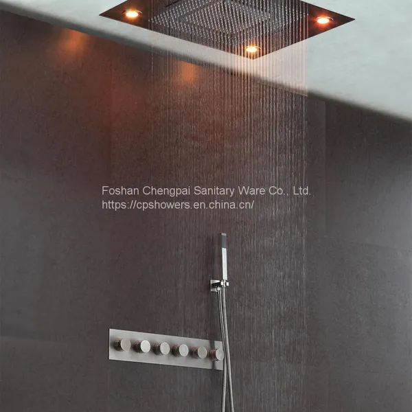 Shower Set Shower System Four Function Large Size Shower Head Sanitary Ware photo-2