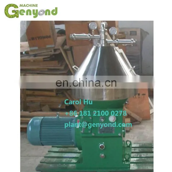 Small Dairy Milk Cream Disc Type Centrifuge Separator photo-3