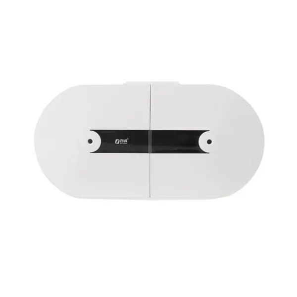 Double center suction tissue box, large tray paper, toilet paper, large roll paper box, no punching, paper saving dispenser