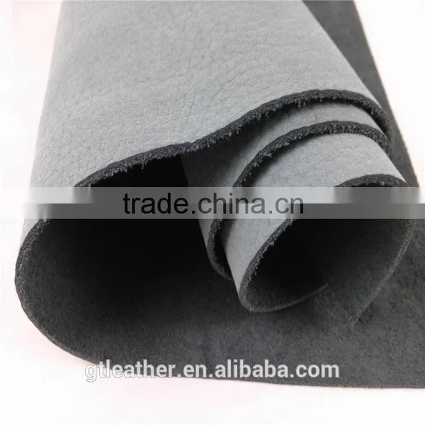 Nubuck Barton Print Cow Split Leather Tanneries in China photo-6