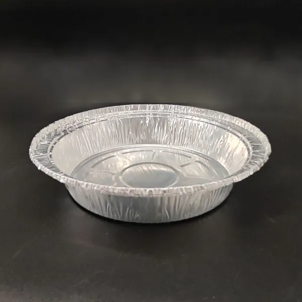 600ml Round Tin Foil Pie Dish Disposable Pizza Platter photo-2