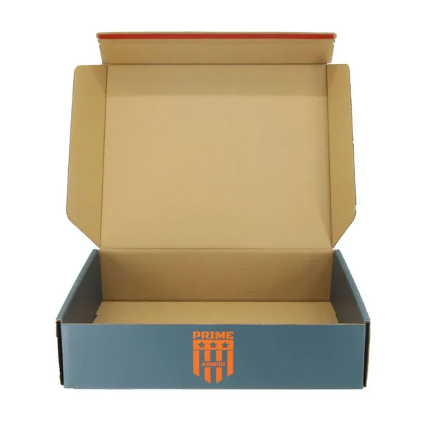 Wholesale Factory Direct Sales Custom Blue Box With Orange Logo for Shipping for Small Business photo-2