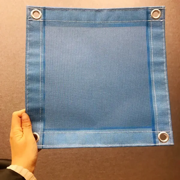 PVC Coated Polyester Mesh Fabric Textilene Pool Fence Fabric Outdoor Textilene Woven Mesh Fabric/PVC Woven Mesh Fabric Wholesale photo-4