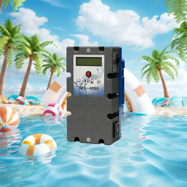 The Copper Silver Ion Water Purification System Used in NEC-4000 Swimming Pool Allows for the Installation of Multiple Controllers Simultaneously