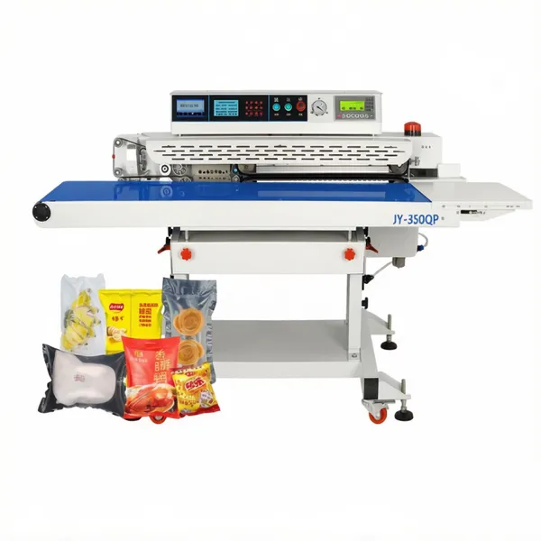 Automatic Vacuum Sealing Machine With Coding Printing Date and Gas Flushing Food Snacks Meat Commercial Packaging Machine for Plastic Bags photo-2