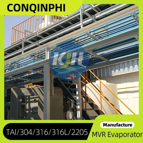 304 Stainless Steel Zinc Chloride Crystallization Evaporator with PLC Control 220V 50Hz