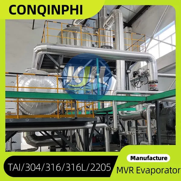 Customizable Double-effect MVR Evaporator for Specific Industrial Effluent Volume photo-4