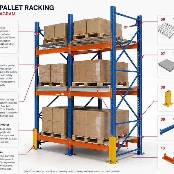 Selective Pallet Racking — The Universal Backbone of Modern Warehouse Storage