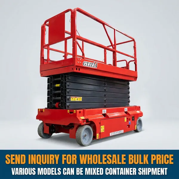 Compact Scissors Lift Hand Lift Electric Foldable Electric Lift for Warehouse Cargo Handling and Indoor Aerial Maintenance Work