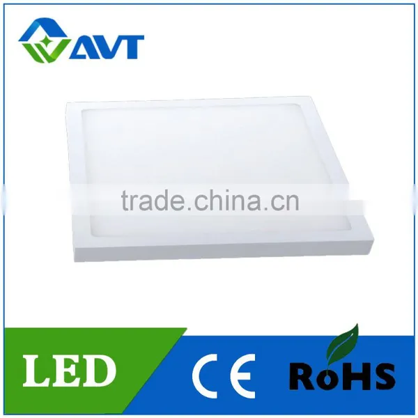 China factory high quality 6w 12w 18W 24w led panel light round square LED recessed panel light