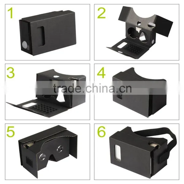 Cheap Price and Top Quality Custom 3d Cardboard Glasses Virtual Reality Equipment photo-5