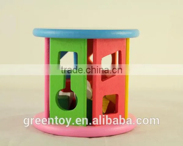Intelligence Toy Wooden Wheel Block