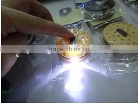 Led Key Chain Heart Shape Cookies Electronics LED Flashing Keychain photo-5