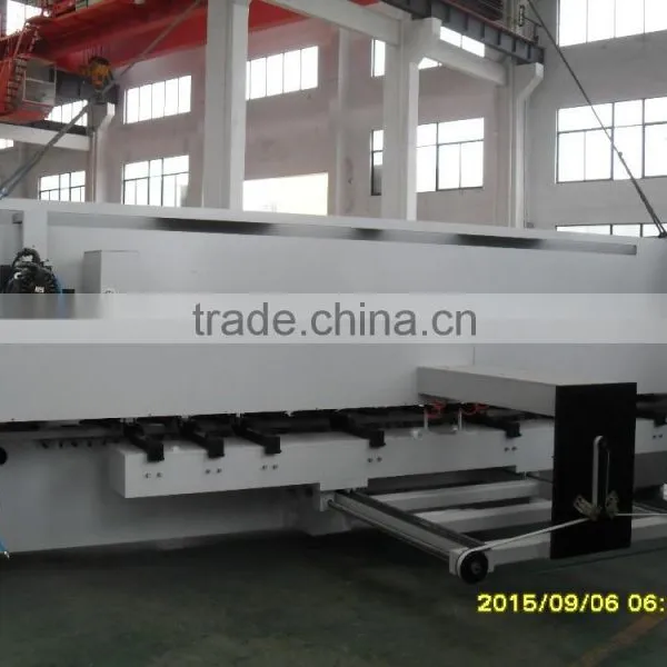 CNC Open v Slots on Metal Sheet Plate V-Grooving Machine photo-6