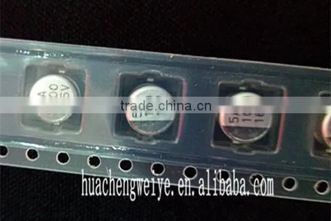 SMD Aluminum Electrolytic Capacitors 100uf 16V 6.3*5.3 photo-2
