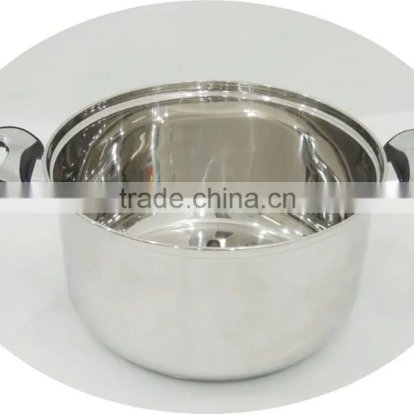 6pcs Induction Stainless Steel Pots With Bakelite Handle photo-2