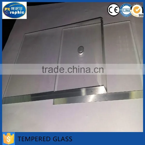 Clear Beveled Toughened Glass Panel Price per m2 photo-3