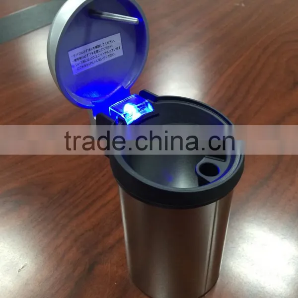 LED Portable Car Ashtray With Extinguish Plate photo-2