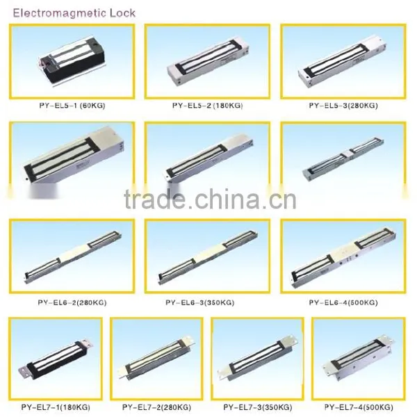 Hot Selling Single Door 280kg(600lbs) Glass Door Magnetic Lock for Access Control PY-EL5-3 photo-5