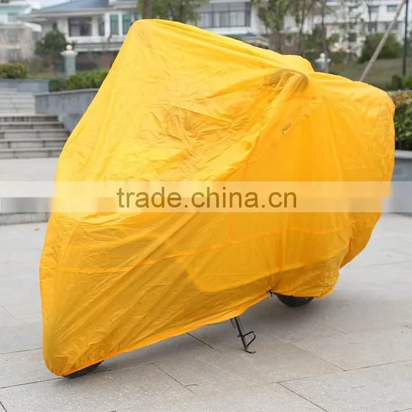 UV Protective Motorbike Cover Yellow Color
