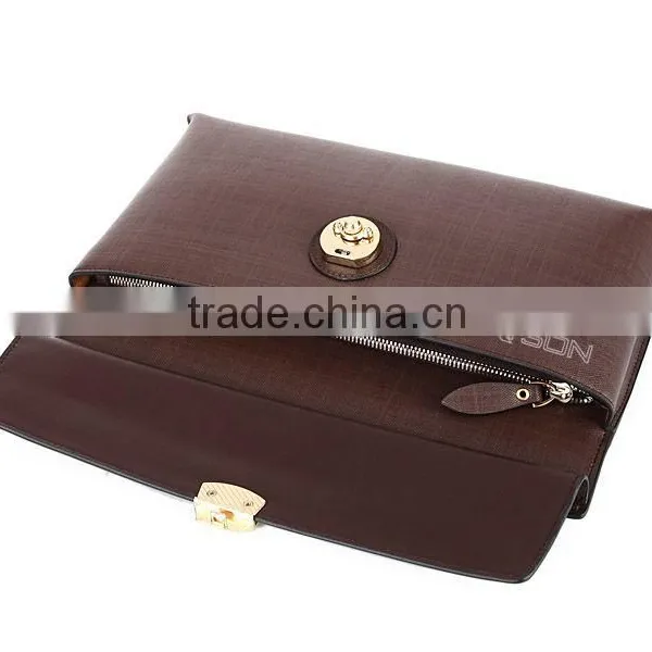 Mens Pure Leather Branded Wallet Luxury Clutch Bag For Men photo-4
