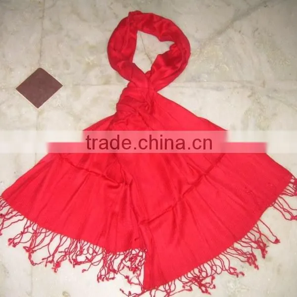 100% VISCOSE SOLID COLOR PASHMINA SHAWLS photo-5