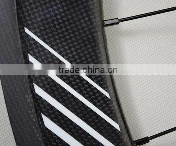 700c Carbon Fiber Bike Wheels; Carbon Disc Wheel Clincher, 50cm Carbon Wheels photo-3