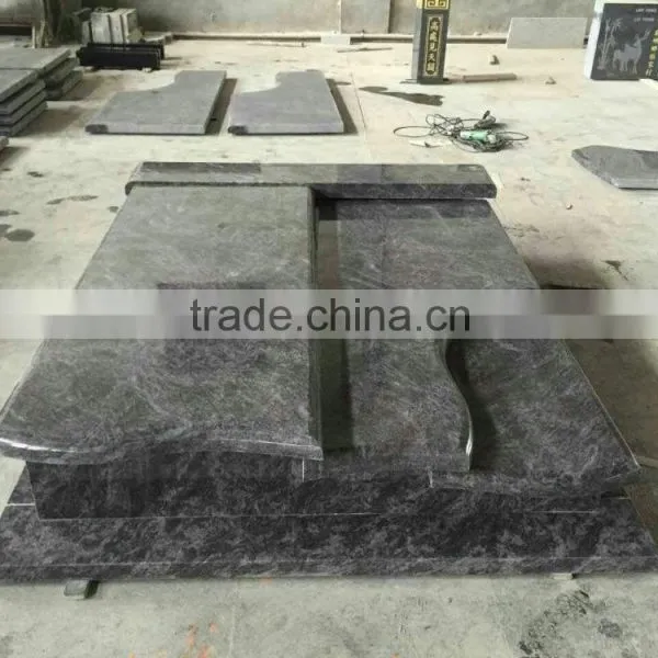 Bahama Blue Granite Headstone Granite Tombstone Design Quality Choice photo-5