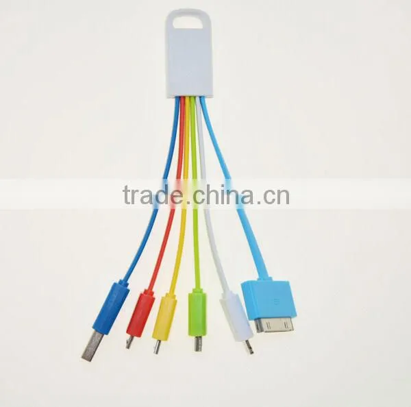 Multi-function Usb Charger Cable for IPhone 5 for IPhone 4 Micro Mini and Type c photo-3
