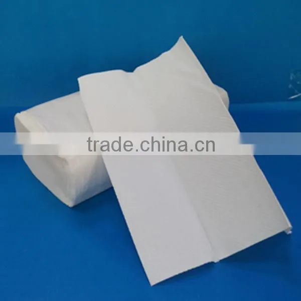 1 Ply 100% Virgin White Z Fold Hand Towel 23cm X 23cm