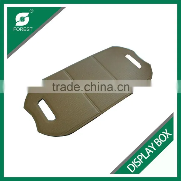 CUSTOM PRINT C FLIUTE CORRUGATED DISPLAY CARTONS PAPERBOARD FLAT SHIPPING CARRIERS WITH HANDLES photo-5