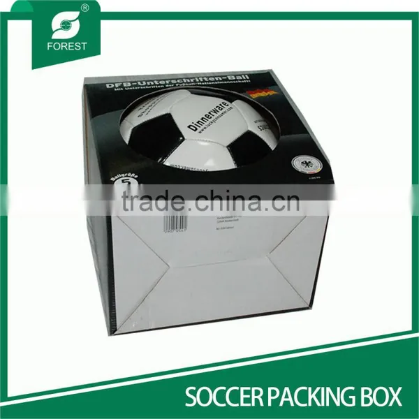 PAPER PACKING BOX WITH HOLE FOR FOOTBALL photo-2