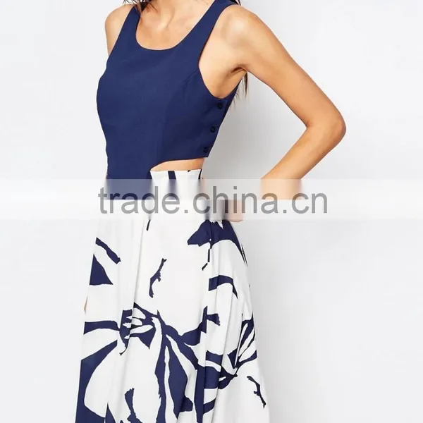 China OEM and ODM Factory Hot Selling Ladies Dresses With Print photo-4