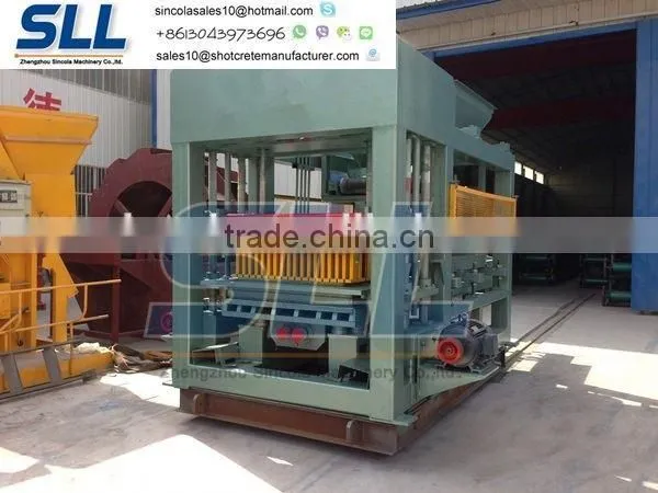 On Hot Selling Made in China Automatic Concrete Block Machine