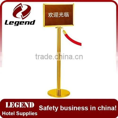 A4 Frame Sign Holder for Queue Pole Rope Crowd Control Barrier photo-2
