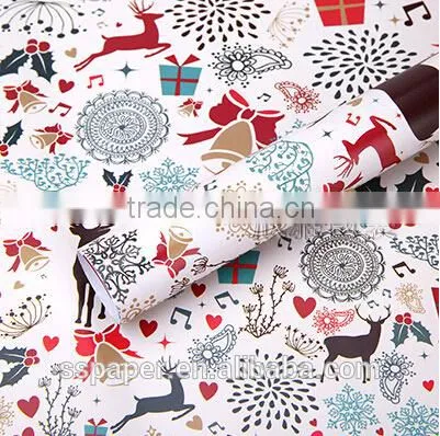 2016 Hotsale With High Quality Wrapping Paper 80g Wrapping Paper for Christmas photo-2