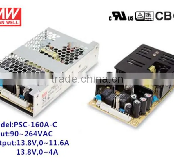 Meanwell Psc-160a-c Enclosed Type Security 160w Ups Power Supply