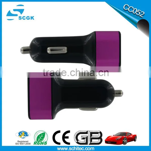 Cheap Price Portable Mini Three Usb Car Charger photo-2