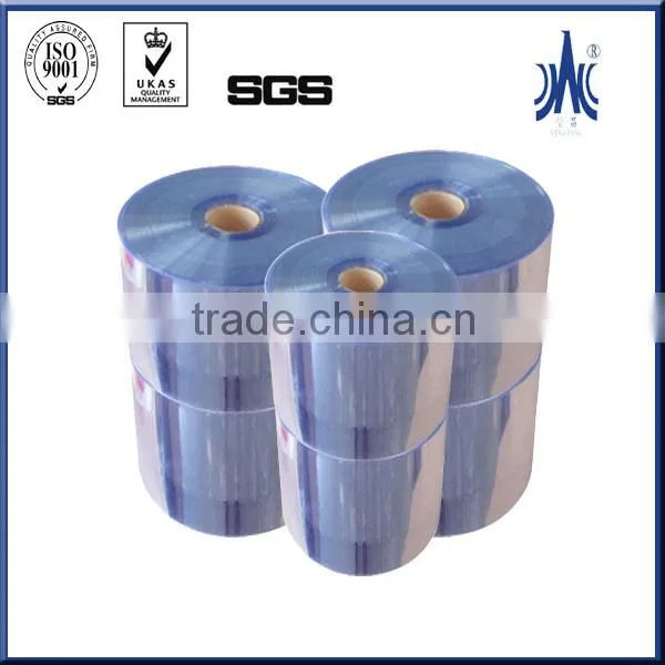 High Quality Bule Transparent Pvc Shrink Film Factory Supply Famous Brand Wangchang