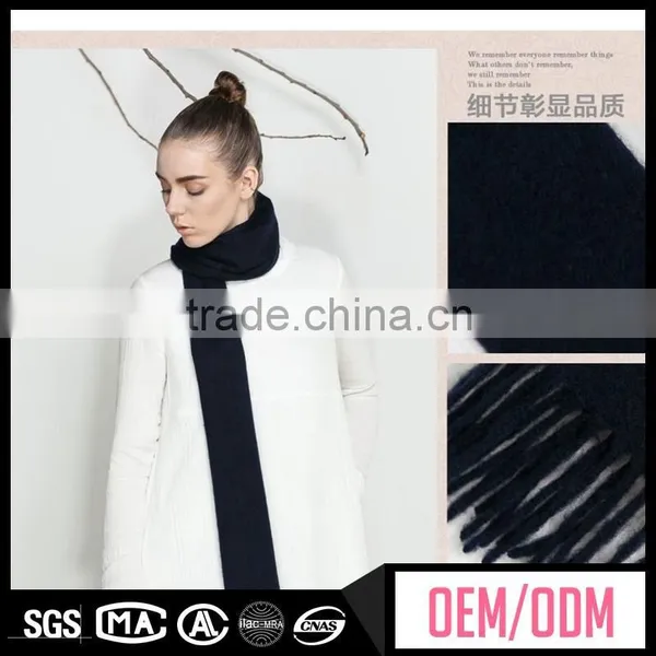 New Design Scarf, Knitted Long Wool Scarf, Pure Cashmere Knitting Scarf in Solid Colour photo-3