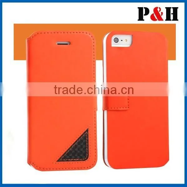 Factory 2015 Newest Fashion Design PU Skin and Microfibre Mobile Phone Cases for Iphone 6 Cover photo-3