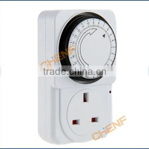 Hot Sell 13A UK Type 24 Hours Mechanical Timer Socket photo-3