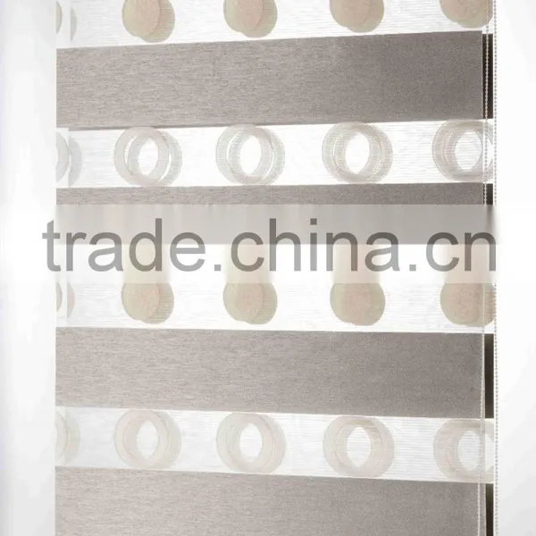 Blackout Double Layer Zebra Roller Shades, Office Curtain photo-6