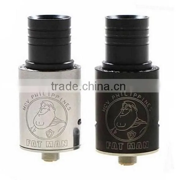 Laste 2015 Feature Mod Fat Man Rda Atomizer , Low Cost Wide Bore Droping Atomizer Manufacturer&supplier photo-2