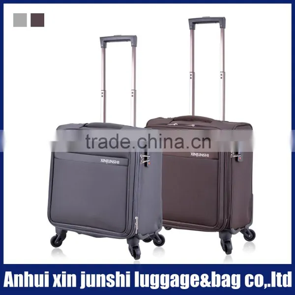 2wheels Carry on Cabin Size Trolley Bag for Sale With Shoulder Strap