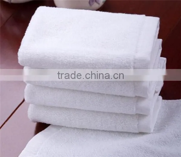 High Quality Wholesale White Face Towel 100% Cotton Five Star Hotel Towel photo-3