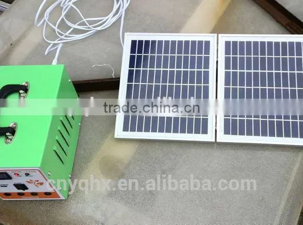 DC Energy Portable Emergency Controller Home Solar Kit for House Use With Mobile Charger With Battery photo-4