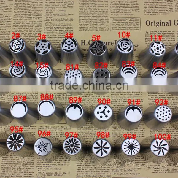 12pcs Set Cake Decorating Nozzles Russian Piping Icing Tips With Couple Baking & Pastry Tools photo-4
