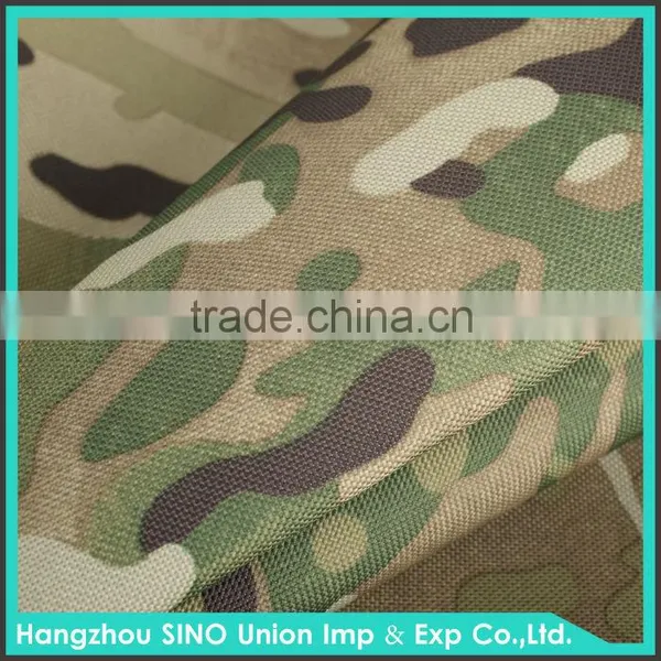 Polyester Material 300D Waterproof Fire Resistant Outdoor Army Printed Fabric